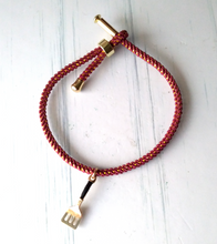 Olivia Spatula Metallic Cord Slider Bracelet