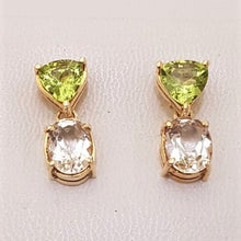 Peridot & White Topaz Separates Earrings