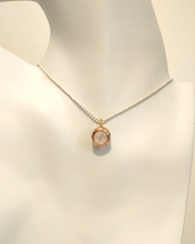 Polly Cutout Bezel Single Gem Drop Pendant Necklace