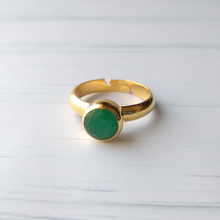 Green Jade Maxi Ring