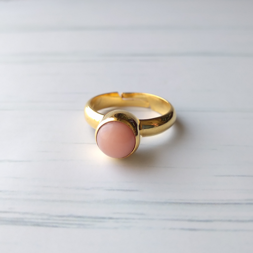 Pink Opal Maxi Ring