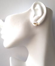 Feather and Bee Asymmetric Earrings