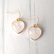 Hearts Single Drop Hook Earrings